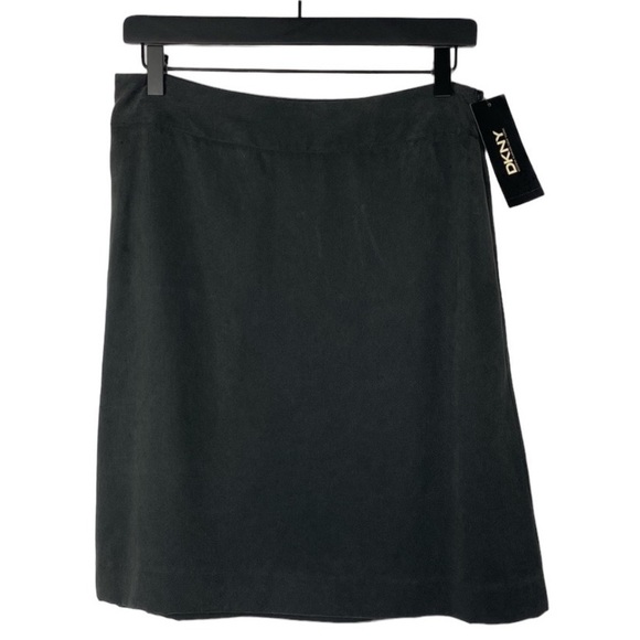 Dkny Dresses & Skirts - DKNY Mini Skirt Womens Size 4 Black Zipper Pockets A-Line Ladies Skirt MSRP $225